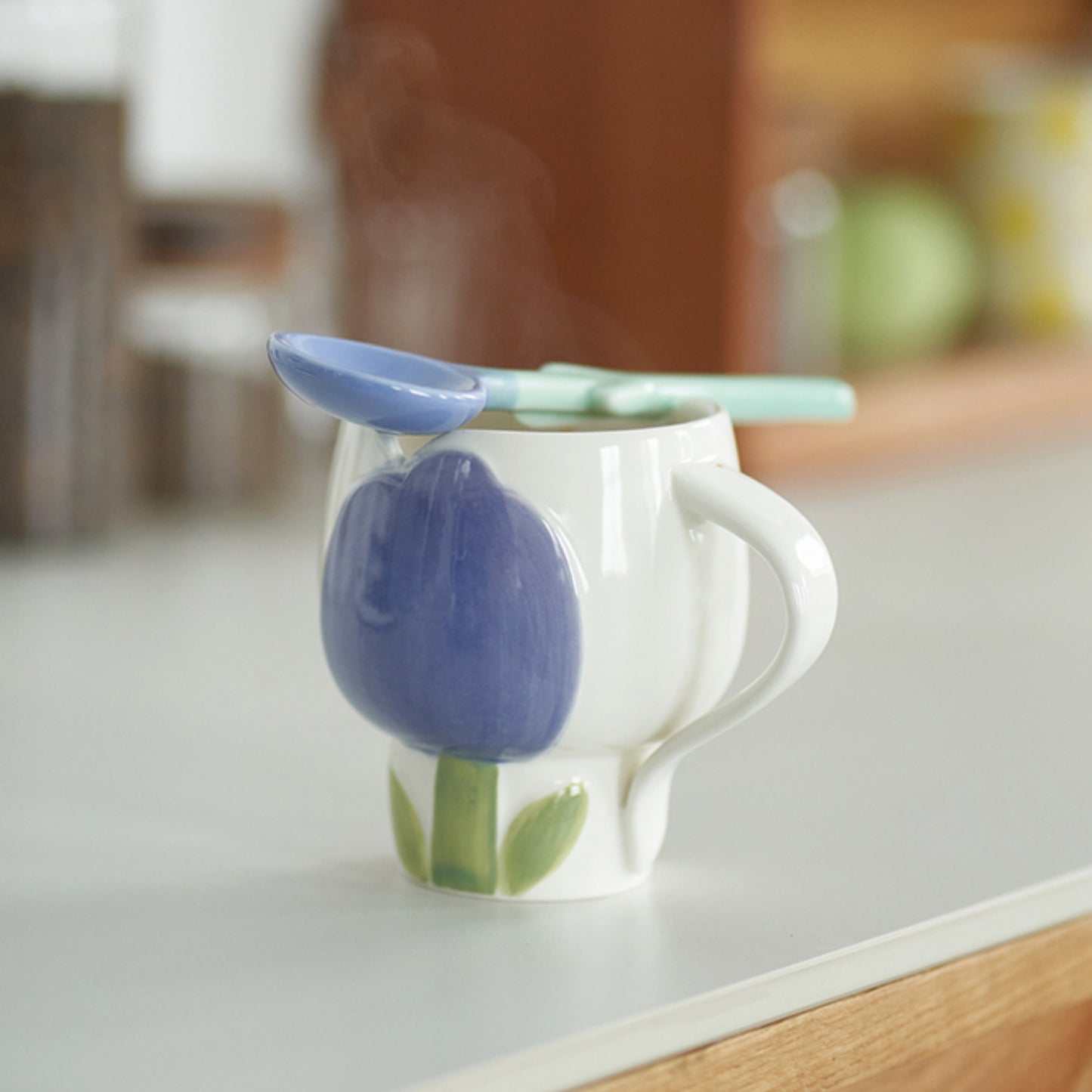 Original Adorable Tulips Ceramics Coffee Mugs