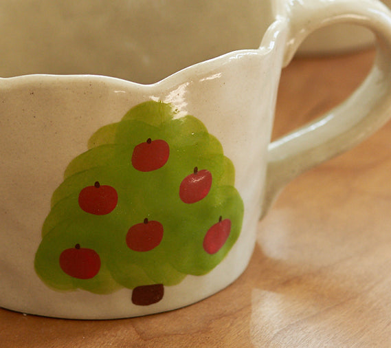 Ceramic Fruit Mug for Afternoon Tea Coffee - PeauleyHome