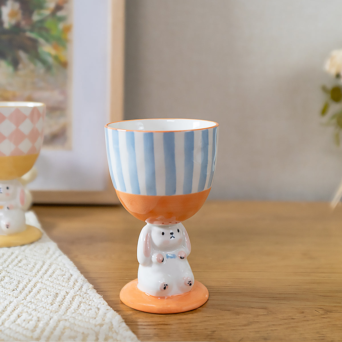 Novelty Bunny Cup Lovely Ceramic Mug Goblet Ideal Gifts - PeauleyHome