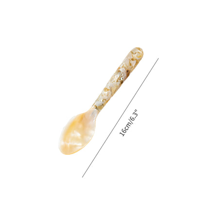 Natural Pearl Shellfish Spoon Fork