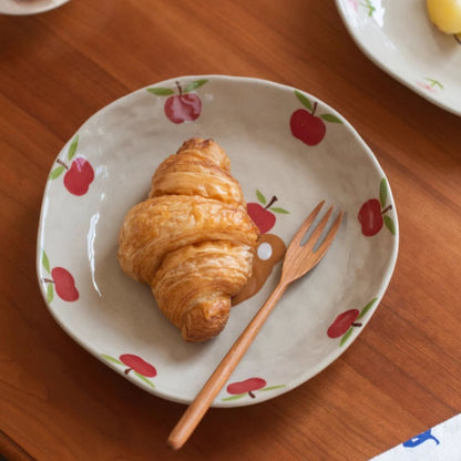 Cute Animal-themed Ceramic Underglazed Breakfast Plates