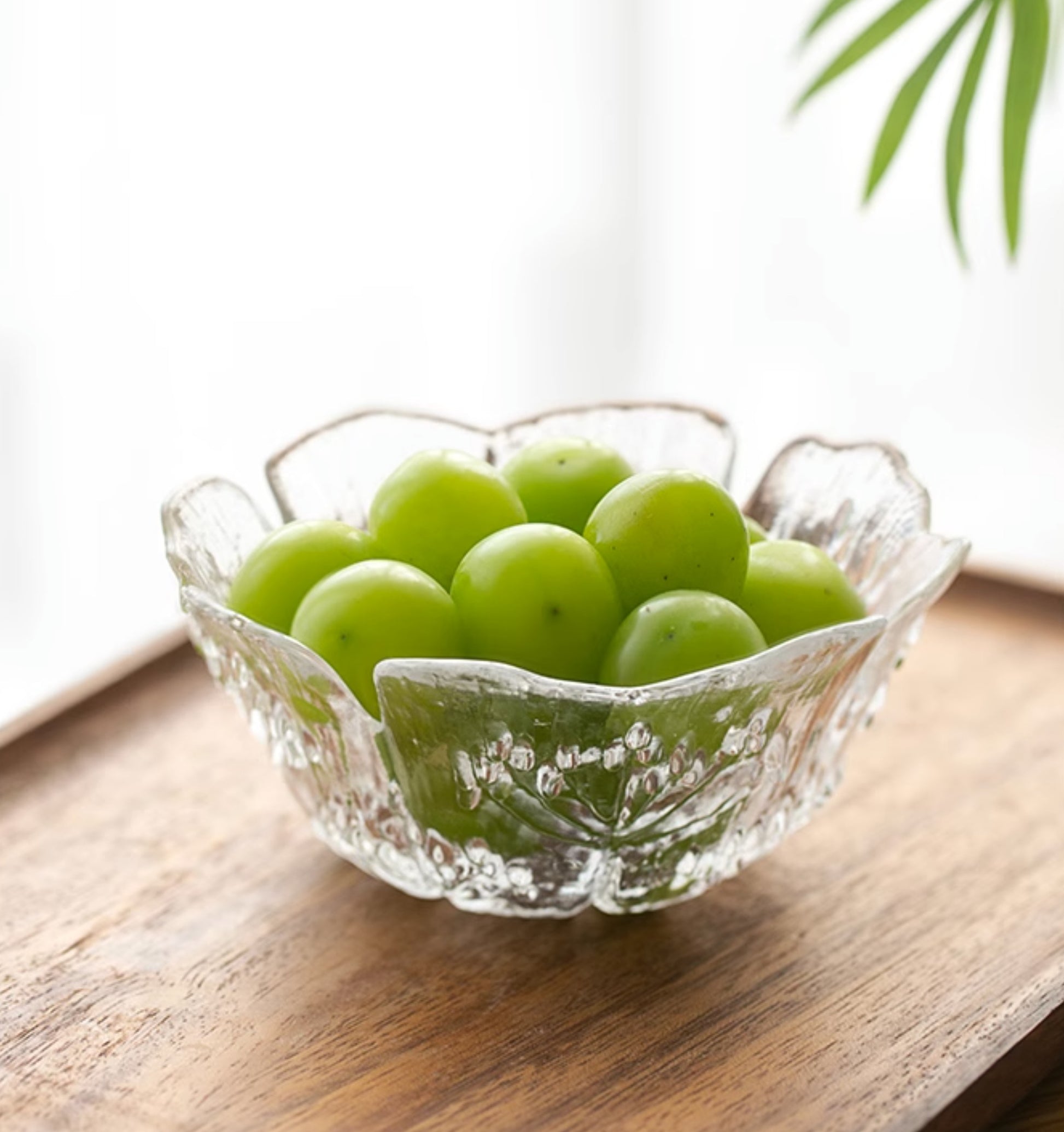 Original Embossed Glass Bowls for Salad Fruits - PeauleyHome