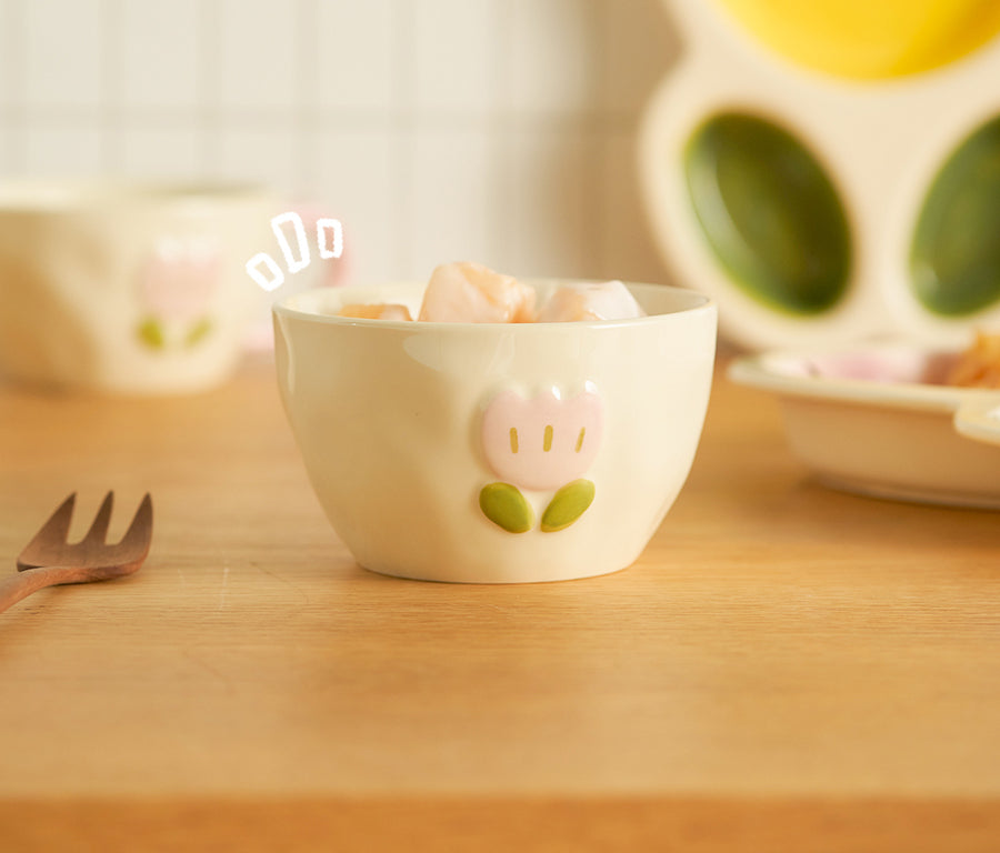 Adorable Ceramic Rice Bowls Tablewares Set - PeauleyHome