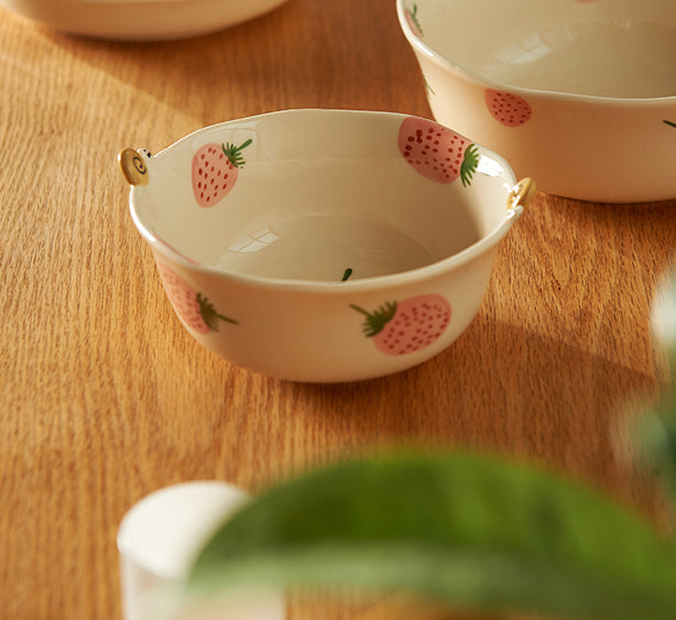 Lovely Ceramic Bowl Plate Spoon - PeauleyHome