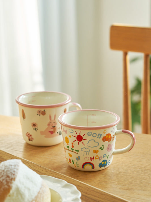 Graffiti Lovely Coffee Mugs for Breakfast - PeauleyHome