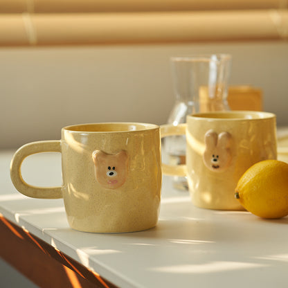 Adorable Yellow Ceramic Bowls Plates Mugs