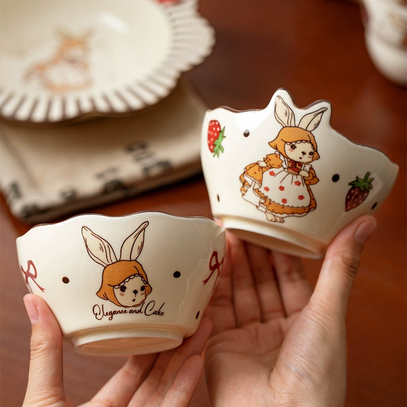 Adorable Ceramic Plates Bowls Set for Home