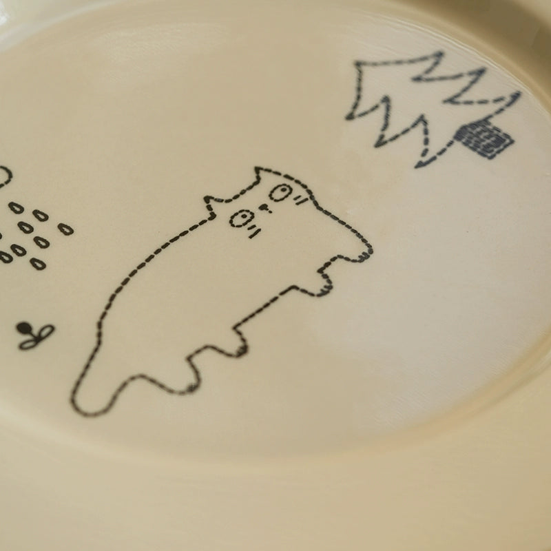 New Arrival Pretty Ceramic Plates Bowls Set