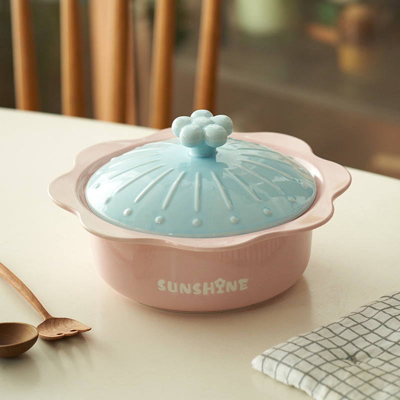 Original Adorable Ceramic Noodle Bowls Stewpot - PeauleyHome