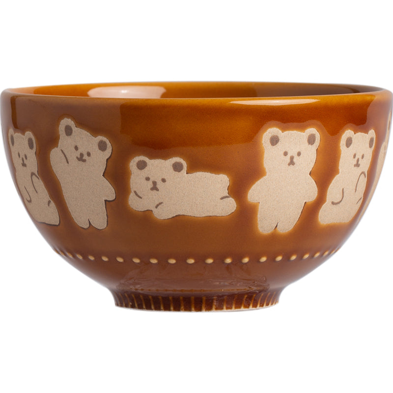 Adorable Bears Ceramic Bowls Plates Set - PeauleyHome