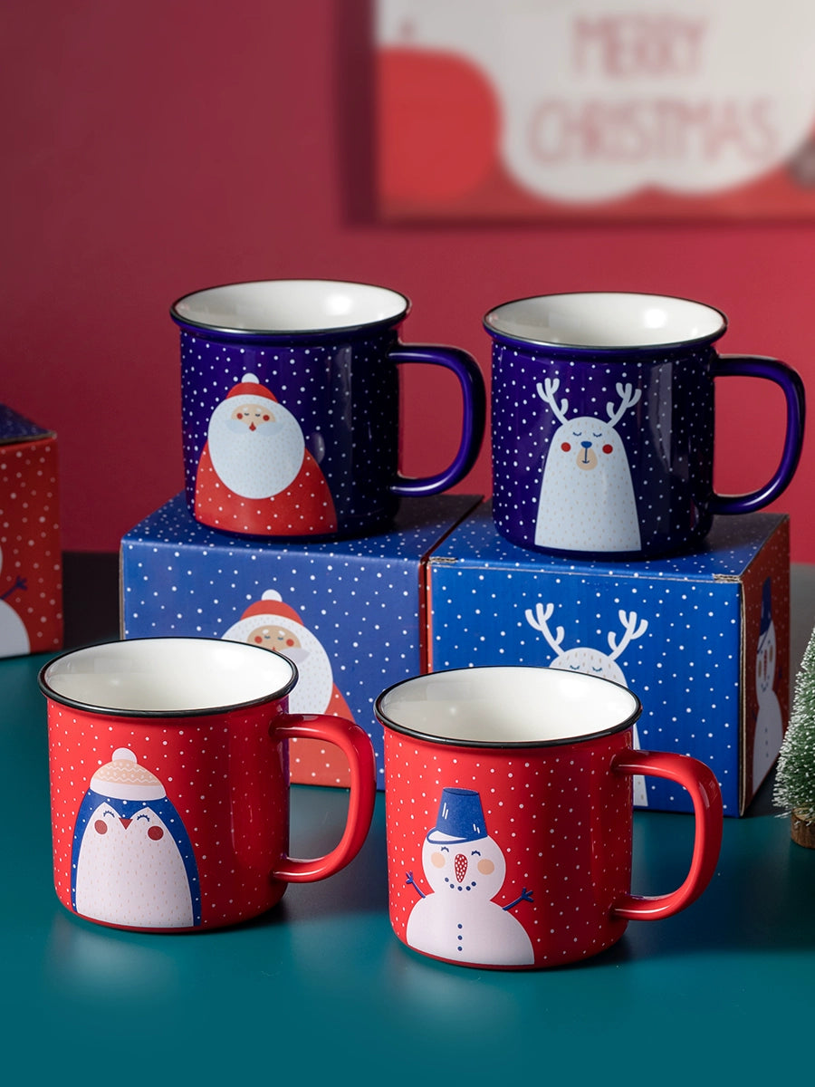 Christmas Series Ceramic Mug New Year Gifts