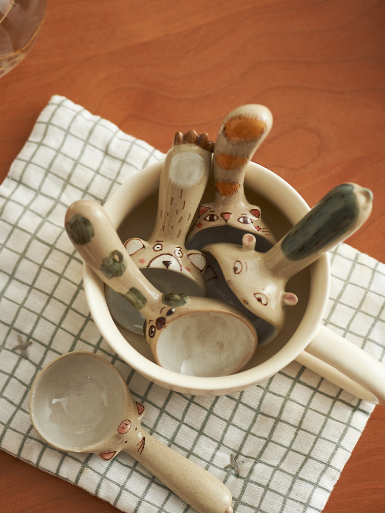 Lovely Ceramic Catoon Coffee Spoon - PeauleyHome