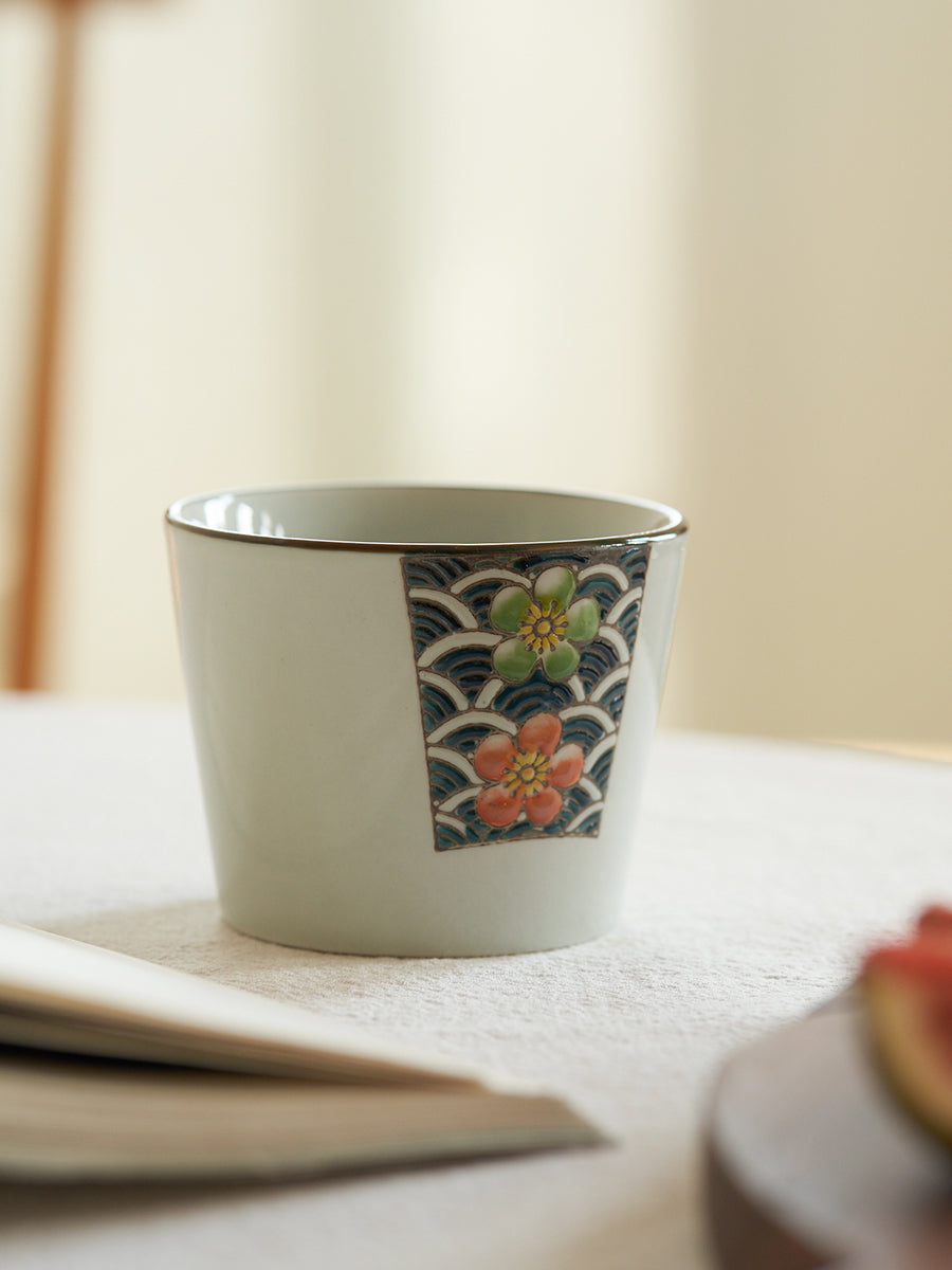 Delicate Artistic Floral Coffee Mugs Tea Cups - PeauleyHome