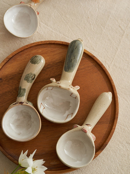 Lovely Ceramic Catoon Coffee Spoon - PeauleyHome