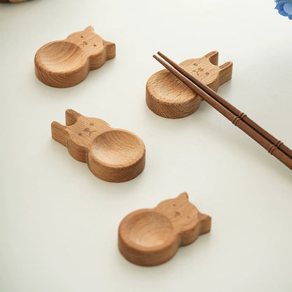 Wooden Tray for Chopsticks or Cutlery