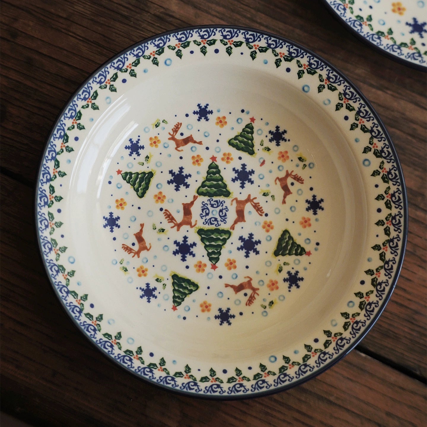 Vintage Christmas Gift Ceramic Coffee Mug Plate