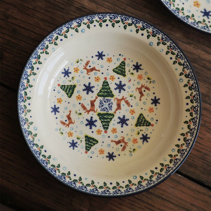 Vintage Christmas Gift Ceramic Coffee Mug Plate