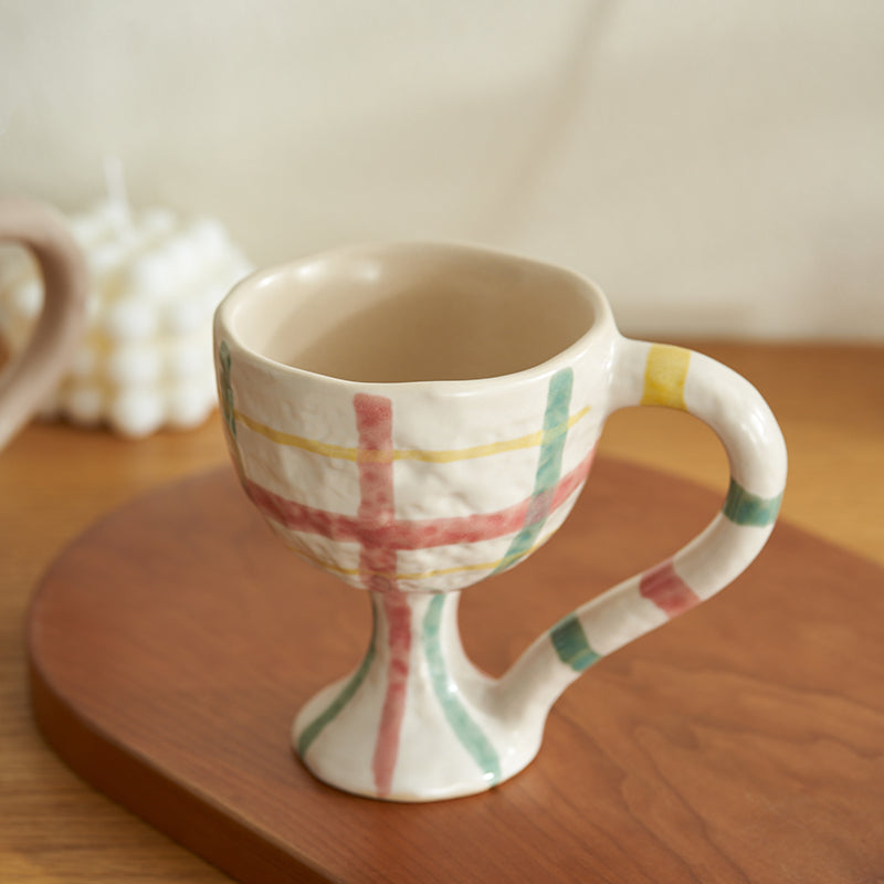 Handmade Ceramic Goblets Coffee Mugs - PeauleyHome