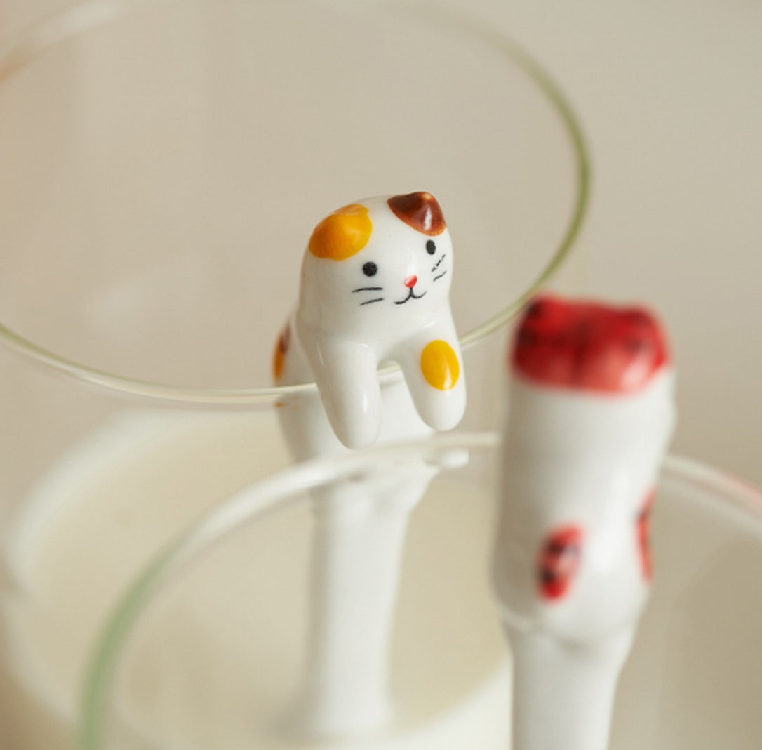 Original Lovely Coffee Kitty Hanging Spoon - PeauleyHome