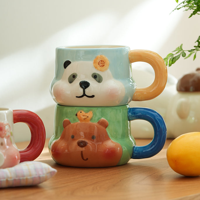 Cartoon Animals Ceramic Cute Coffee Mug