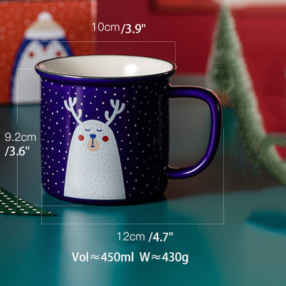 Christmas Series Ceramic Mug New Year Gifts