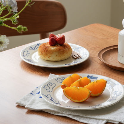 Cat / Dog-Themed Cute Ceramic Fruit Dessert Plate