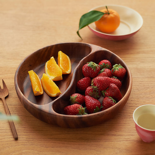 Delicate Wooden Tray for Fruits Desserts