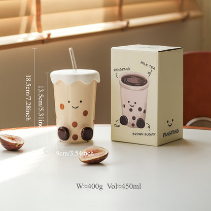 Cute Underglazed Ceramic Cup Bowl Plate