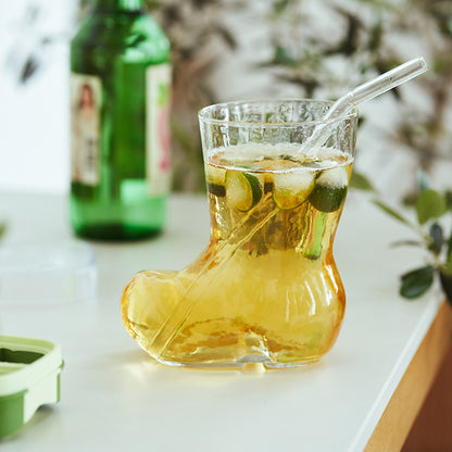 Boots-shaped Novel Glass for Juice or Wine