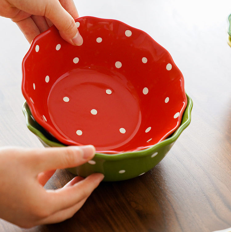 Ceramic Bowl for Salad Fruit Breakfast - PeauleyHome