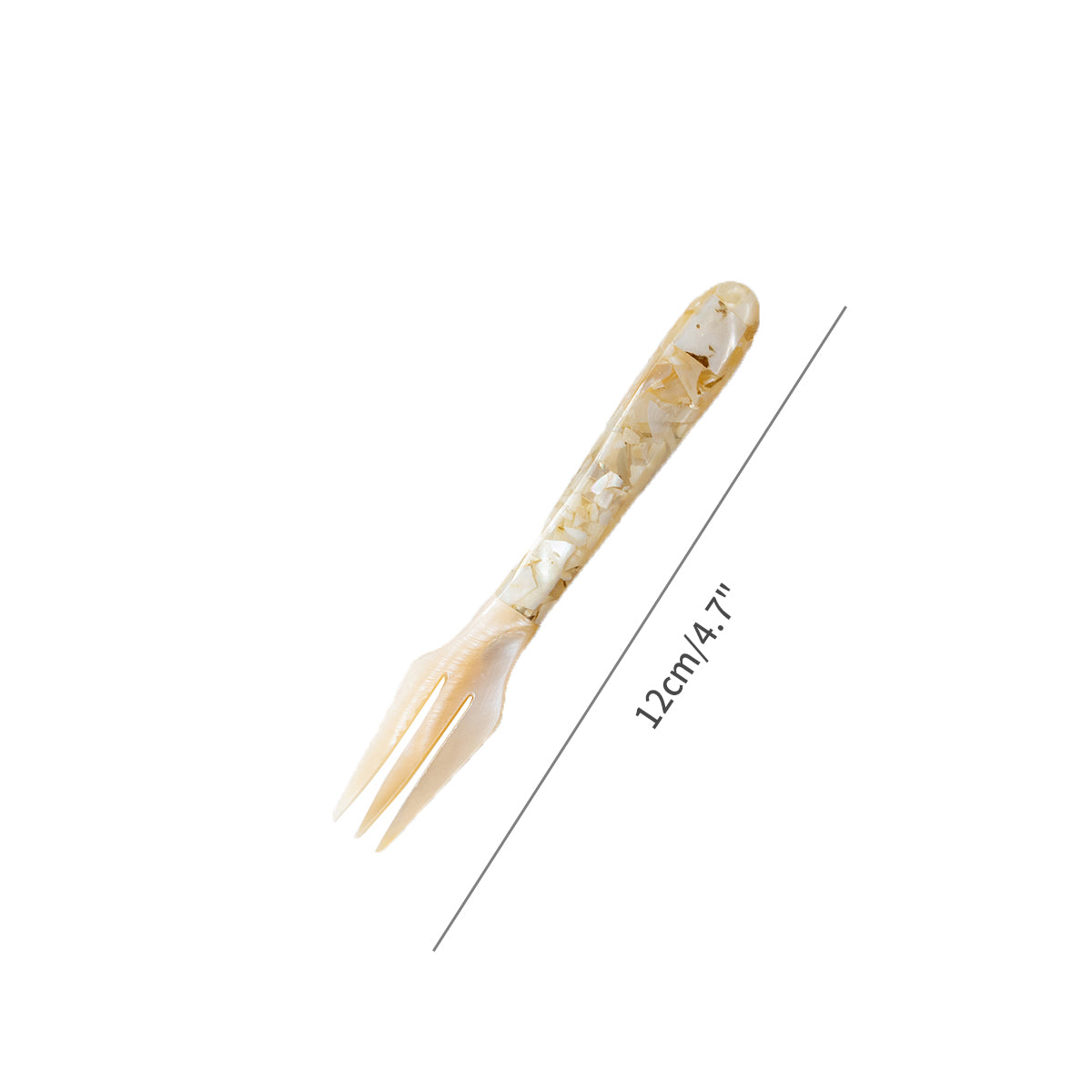 Natural Pearl Shellfish Spoon Fork