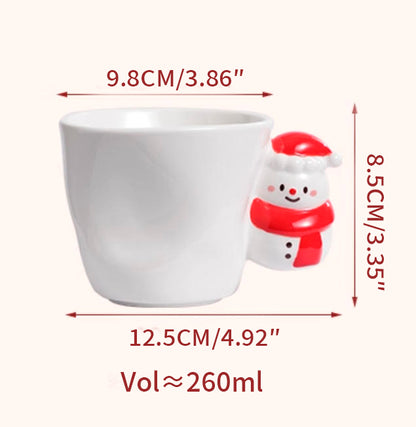 Adorable Christmas Ceramic Mug Coffee Cup Gift