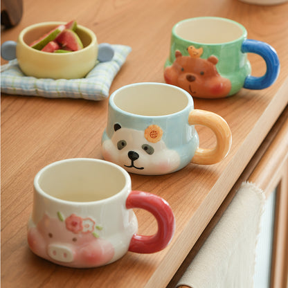 Cartoon Animals Ceramic Cute Coffee Mug