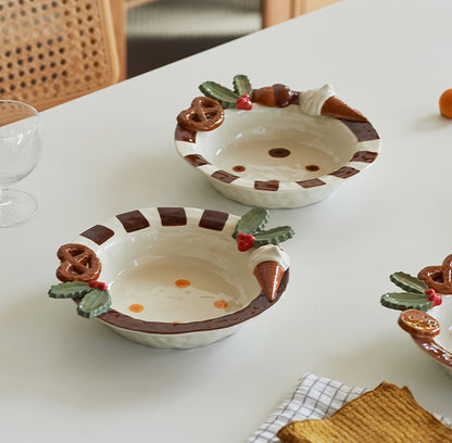 Handpainted Ceramic Salad Plates - PeauleyHome