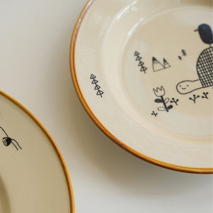 New Arrival Pretty Ceramic Plates Bowls Set