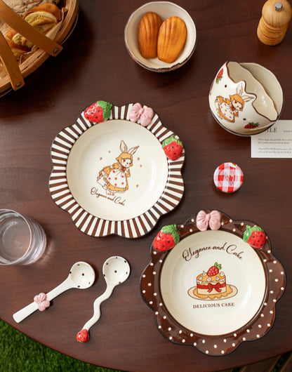 Adorable Ceramic Plates Bowls Set for Home