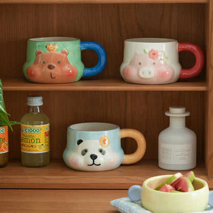 Cartoon Animals Ceramic Cute Coffee Mug