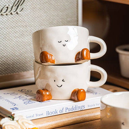 Adorable Ceramic Mug for Tea or Coffee
