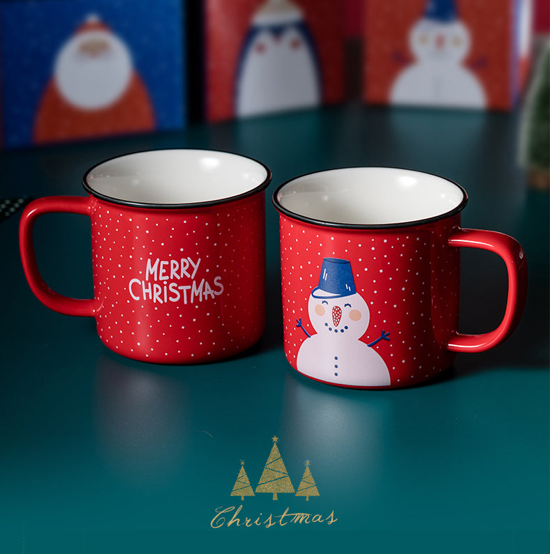 Christmas Series Ceramic Mug New Year Gifts