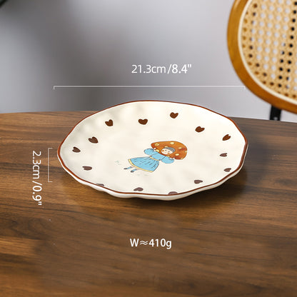 Original Adorable Ceramic Plates Bowls Set - PeauleyHome