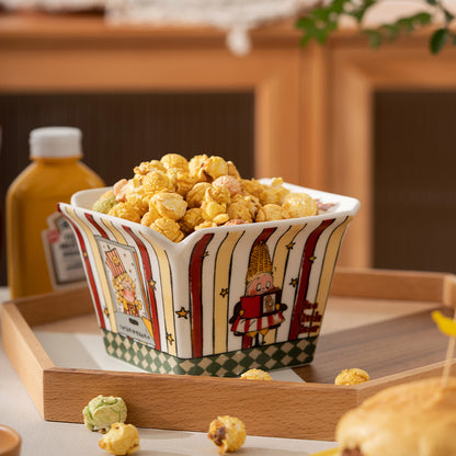 Cute and Delicate High-Temperature Resistant Popcorn Bowl