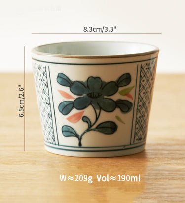 Delicate Artistic Floral Coffee Mugs Tea Cups - PeauleyHome