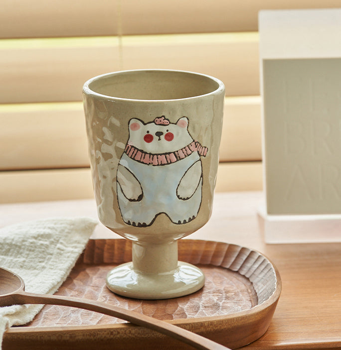 Cute Cartoon Animal Ceramic Mugs Goblets - PeauleyHome