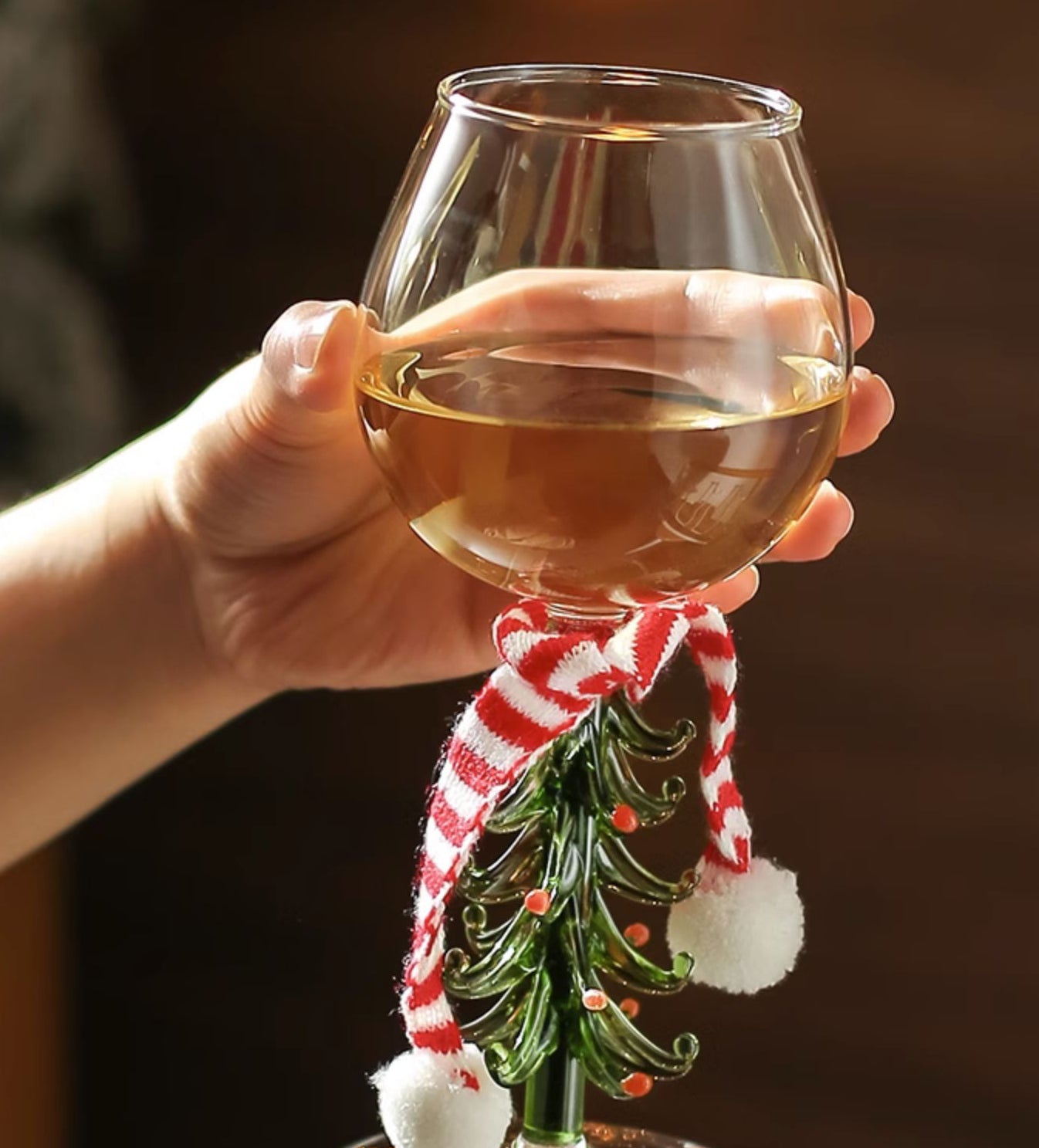 Christmas Series Glass Goblet Wineglass for Champagne