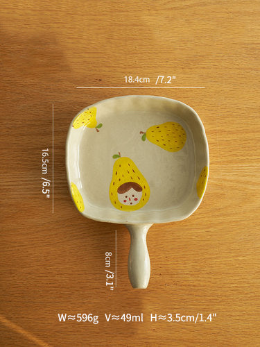 Cute Cartoon Divided Fruit Plates Bowls - PeauleyHome