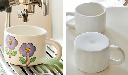 Lovely Hand-painted Coffee Mug for Home Office - PeauleyHome