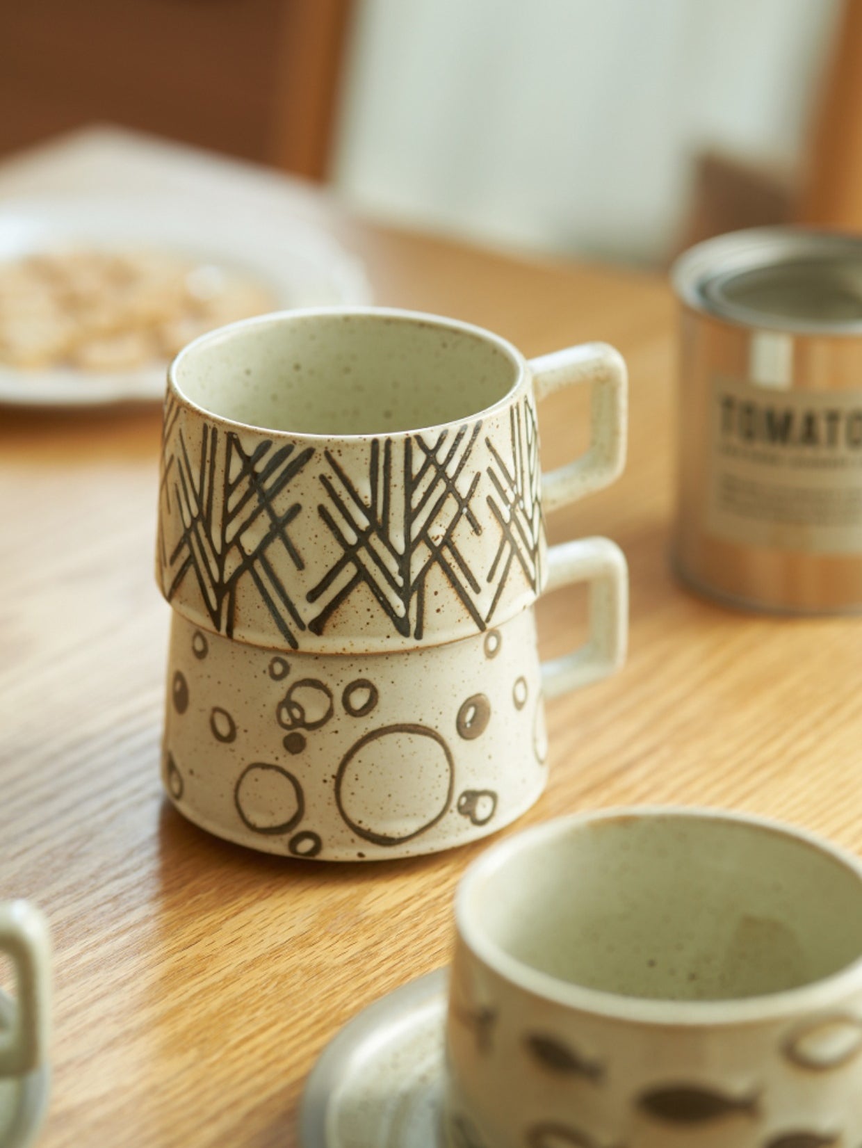 Vintage Ceramic Coffee Mugs for Home and Office - PeauleyHome