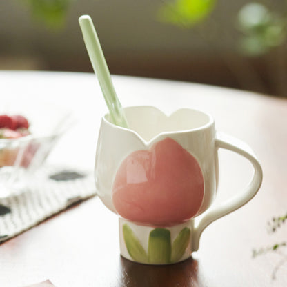 Original Adorable Tulips Ceramics Coffee Mugs