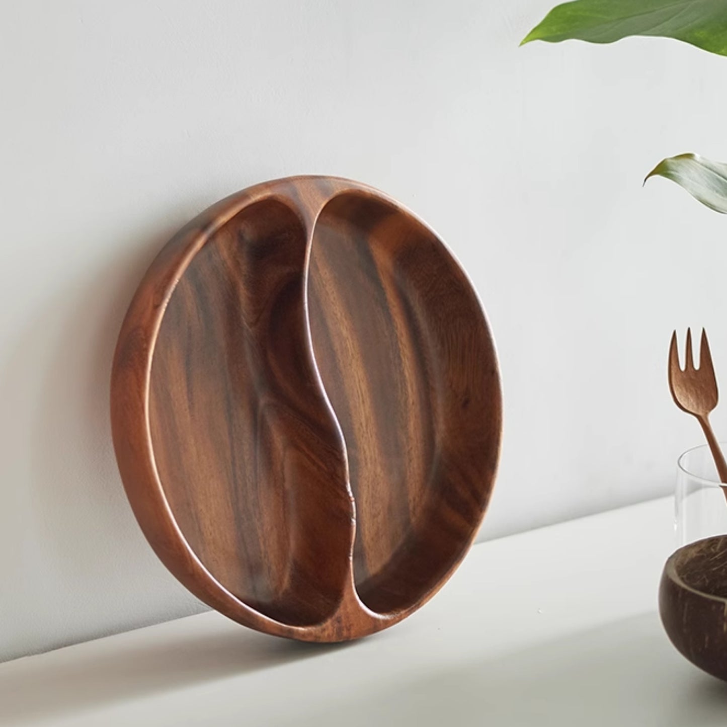 Delicate Wooden Tray for Fruits Desserts