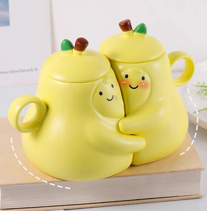 Original Cuddling-Pear Mug for Lovers - PeauleyHome